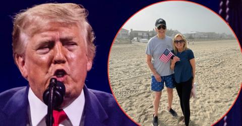 Photo of Donald Trump, Photo of Jill and Joe Biden
