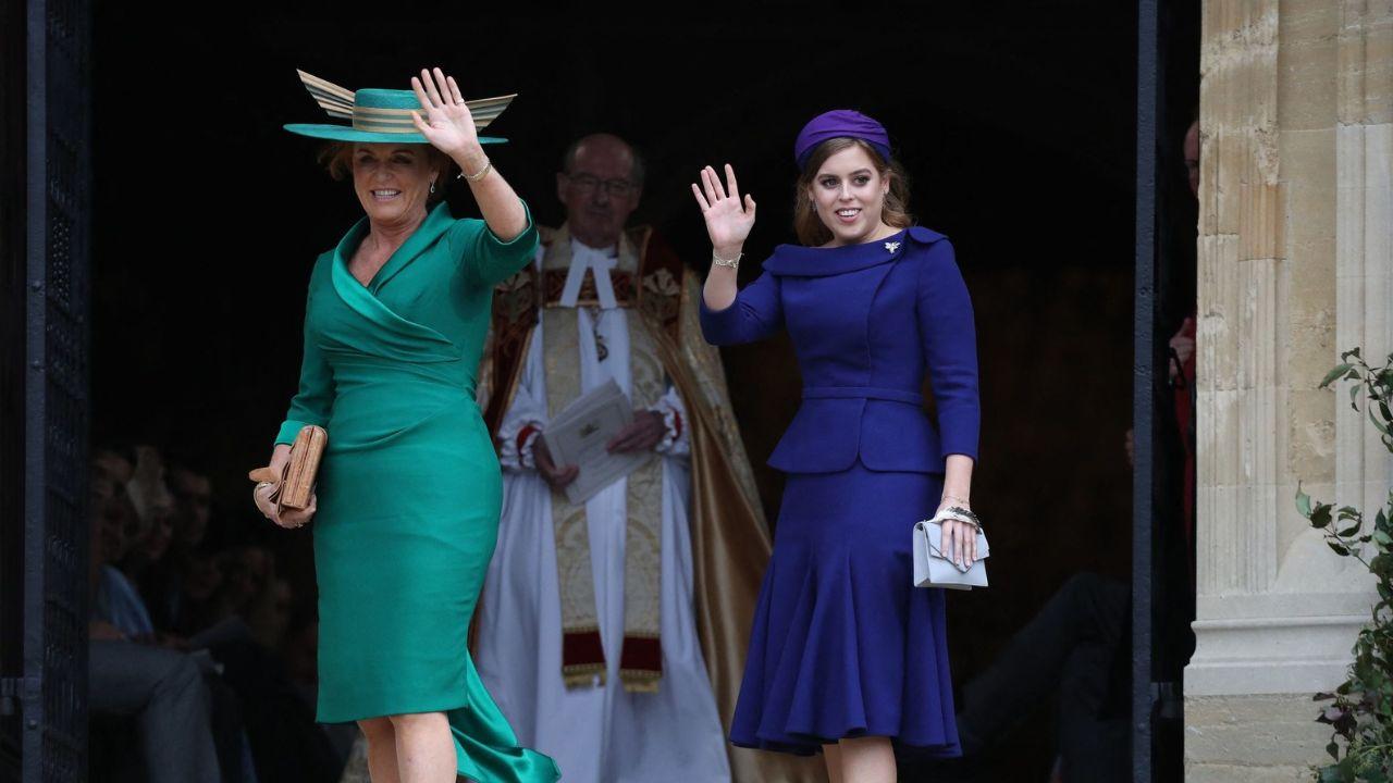 They attended a memorial service in London for her late ex-boyfriend Paddy McNally