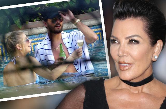 Scott Disick Miami Kourtney Kardashian Kris Jenner Feud