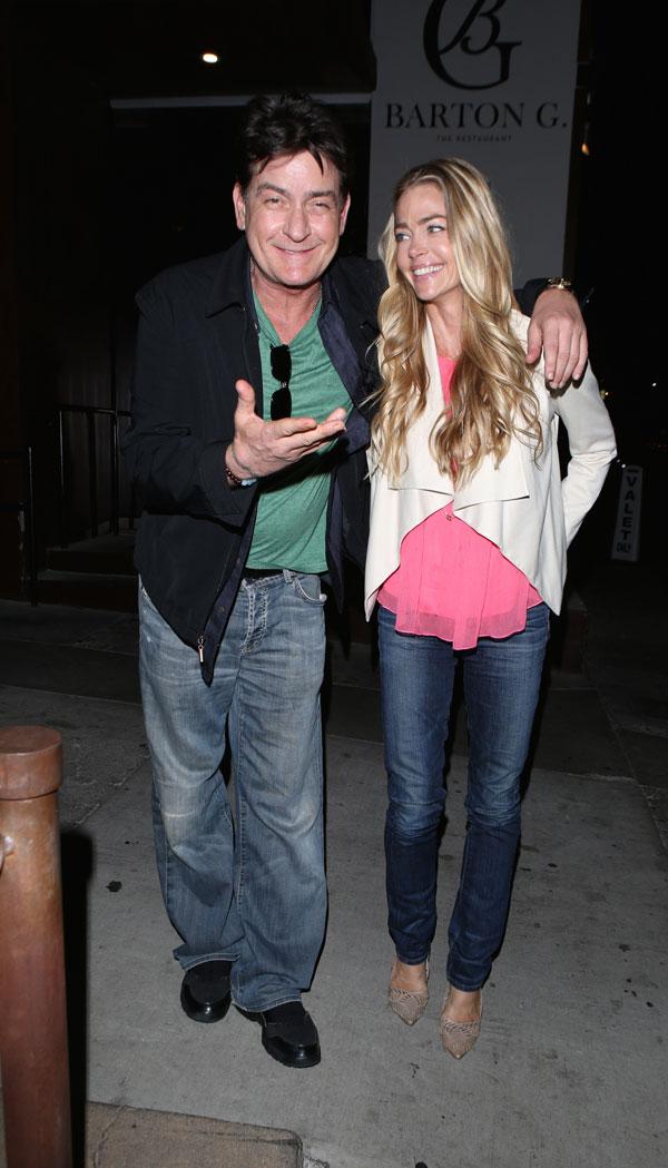 Charlie Sheen & Denise Richards Out In LA