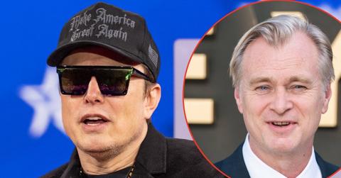Photo of Elon Musk, Christopher Nolan