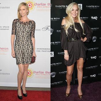 //charlize theron lindsay lohan best worst