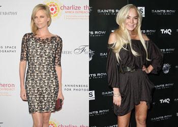 //charlize theron lindsay lohan best worst