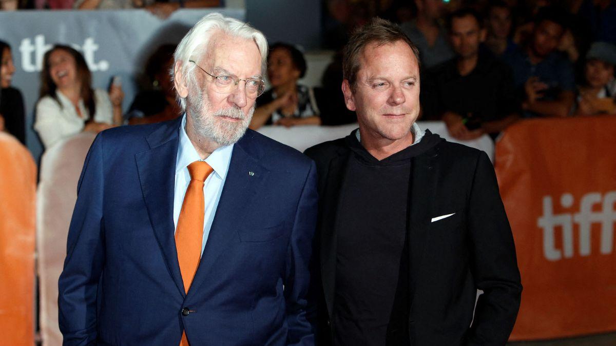 Photo of Keifer and Donald Sutherland