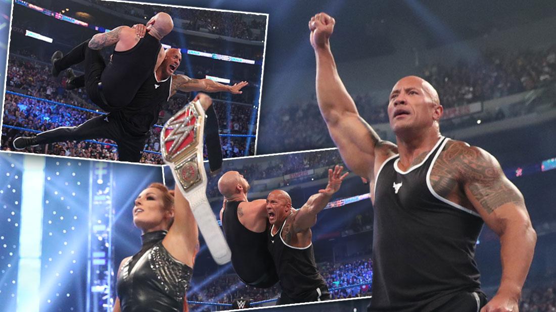 Dwayne ‘The Rock’ Johnson Makes His Triumphant WWE Return