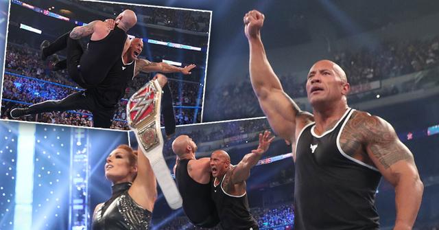 Dwayne ‘The Rock’ Johnson Makes His Triumphant WWE Return