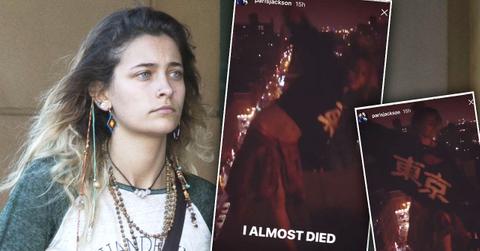 //paris jackson suicidal hard partying balcony edge pp