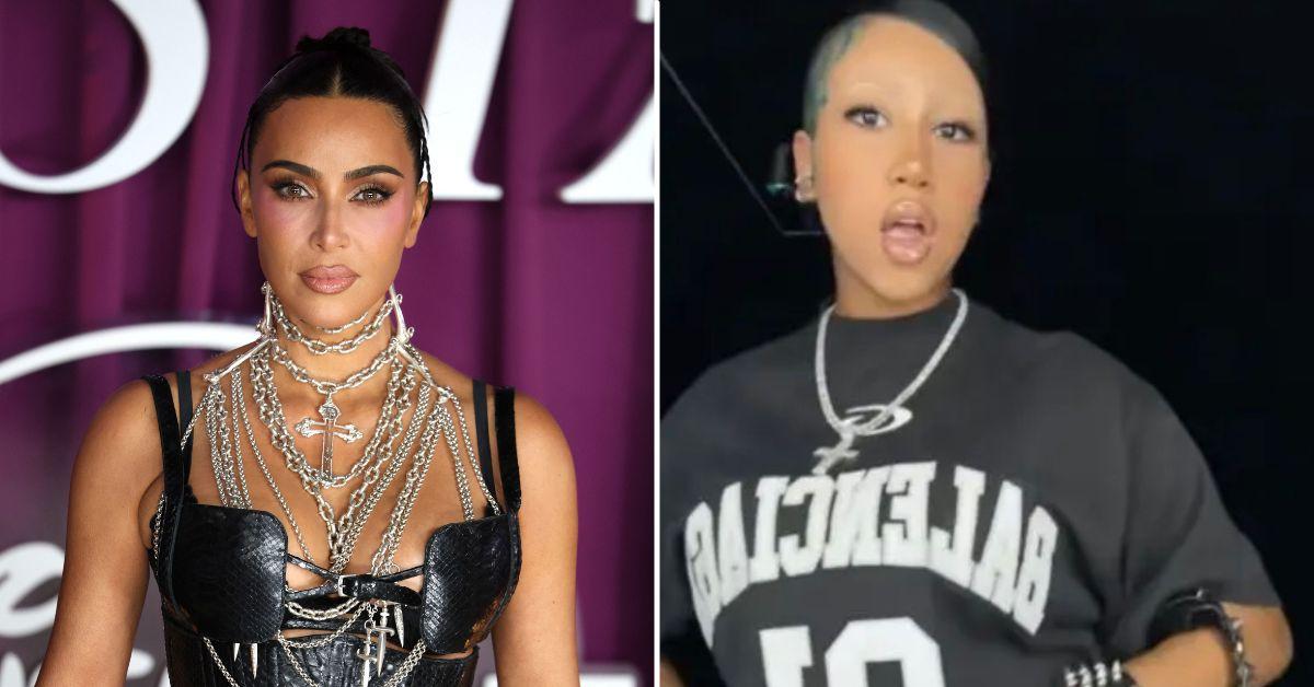 Composite photo of Kim Kardashian and North West