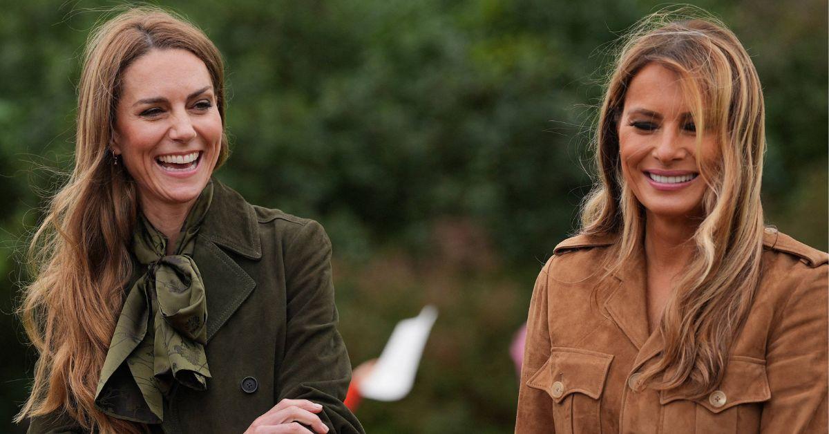 Photo of Kate Middleton and Melania Trump