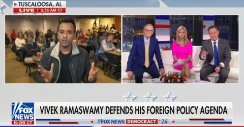 fox news brian kilmeade mocks vivek ramaswamy bonehead ukraine policy
