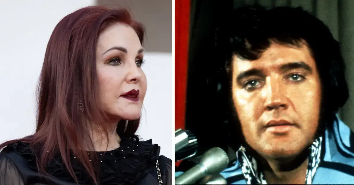 Photo of Elvis and Priscilla Presley