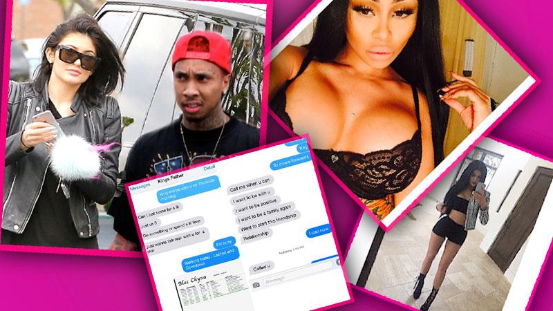 Kylie Jenner Tyga Text Fake