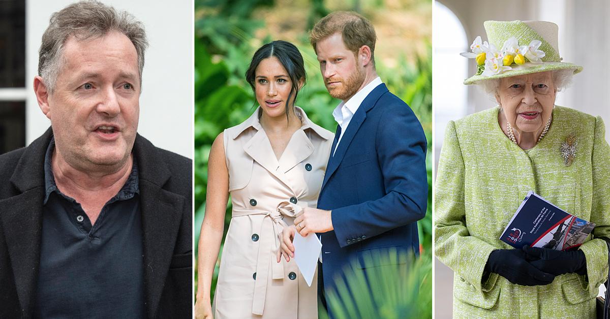 piers morgan meghan markle prince harry baby daughter name queen elizabeth