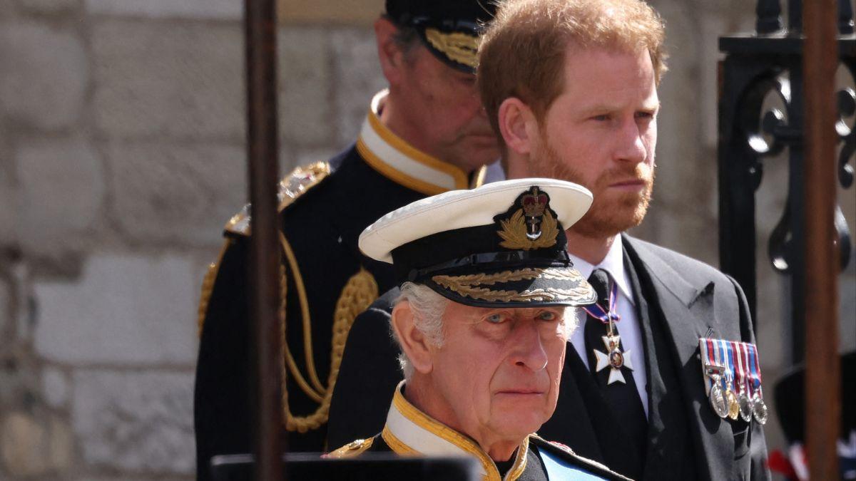 Photo of Prince Harry and King Charles