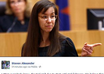 Jodi Arias trail february death penalty