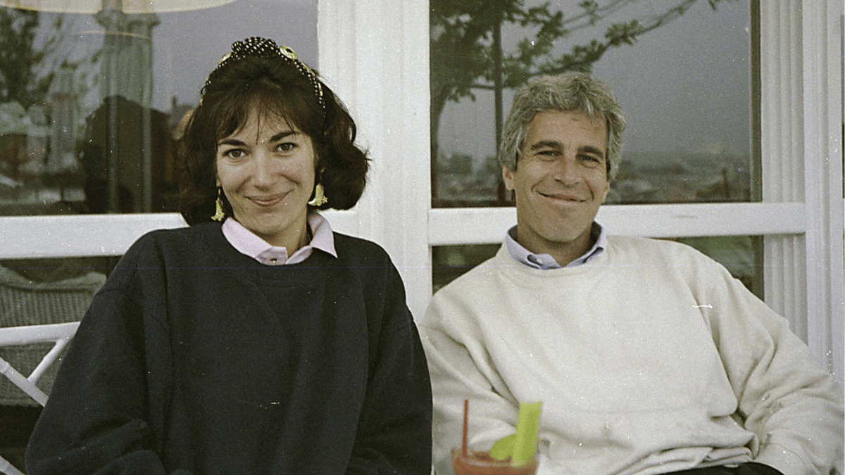 Photo of Ghislaine Maxwell and Jeffrey Epstein