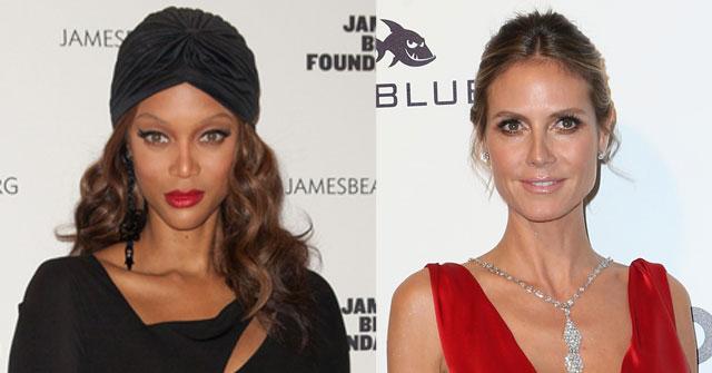 Tyra heidi klum drama