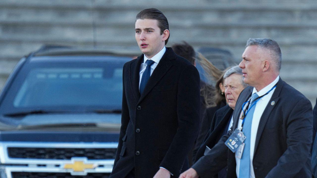 A photo of Barron Trump