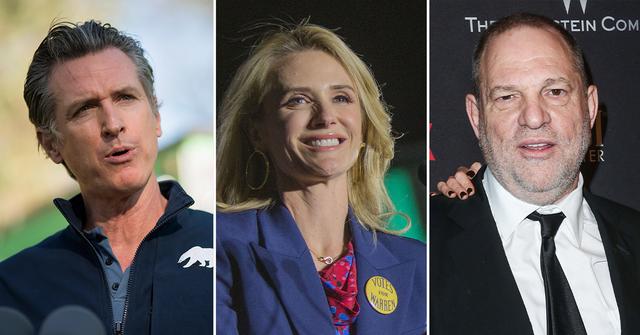 gavin newsom his wife harvey weinstein pp