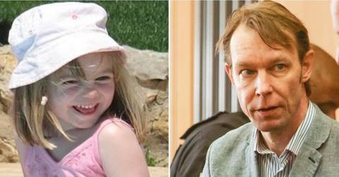 Split photo of Madeleine McCann, Christian Brueckner