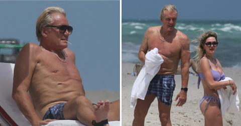 Split photo of Dolph Lindgren, Emma Krokdal