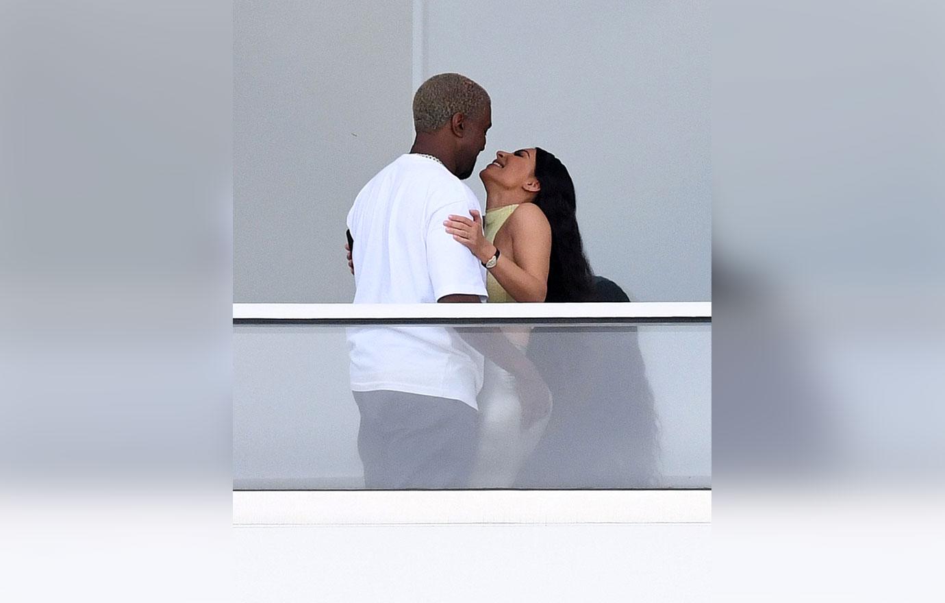 //kim kardashian kanye west pda baby news