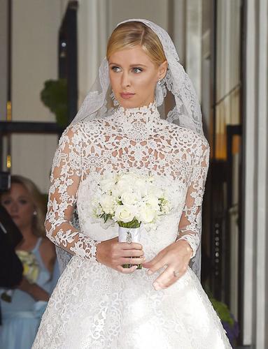 Here Comes The Bride! Nicky Hilton Debuts Her Wedding Dress For The ...