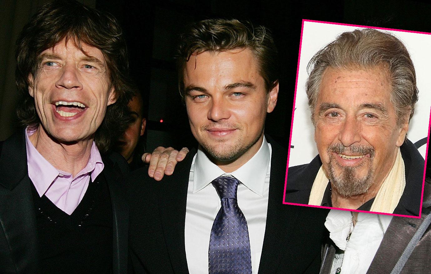 Leonardo DiCaprio Dances With Mick Jagger Al Pacino