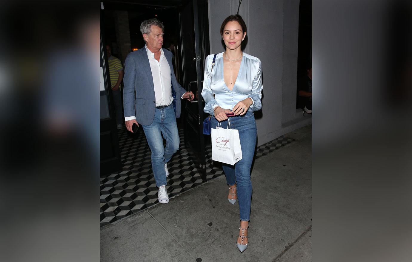 Katharine McPhee & Husband David Foster On Date After Honeymoon