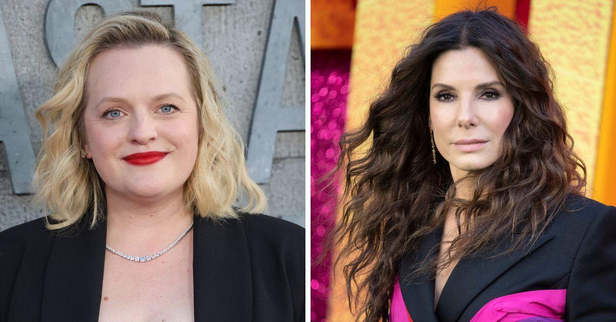 Photo of Elisabeth Moss and Sandra Bullock