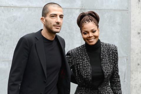 Janet Jackson walking with Wissam Al Mana.