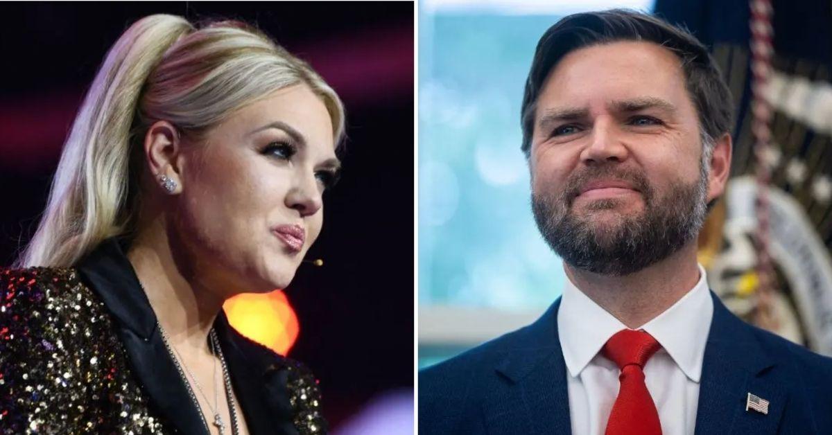 Erika Kirk Endorses JD Vance for President in 2028 — Weeks After Their 'Extremely Handsy' Hug Raised Eyebrows