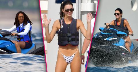 Kendall Jenner Hangs Out With Luka Sabbat At Grand Prix