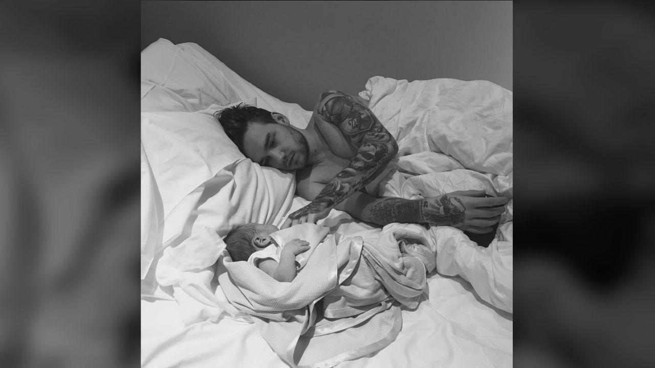 Photo of Liam Payne and son Bear
