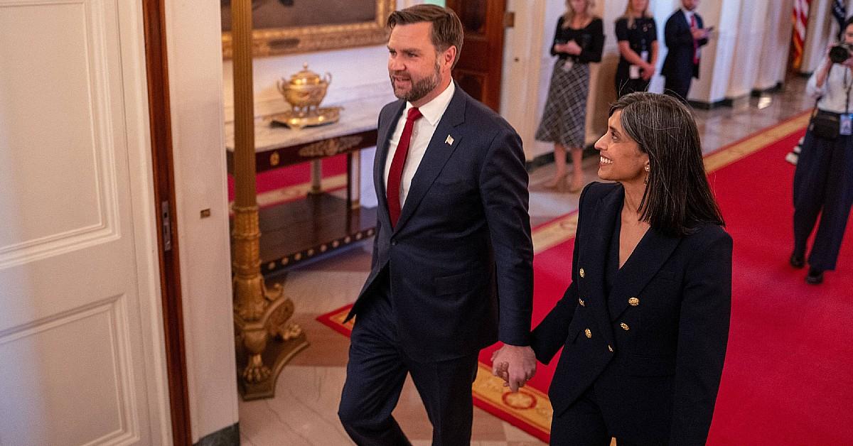 Photo of J.D. and Usha Vance