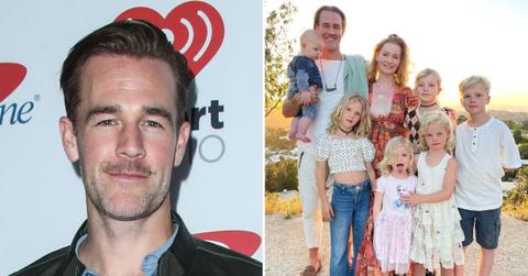 picture of James Van Der Beek and family