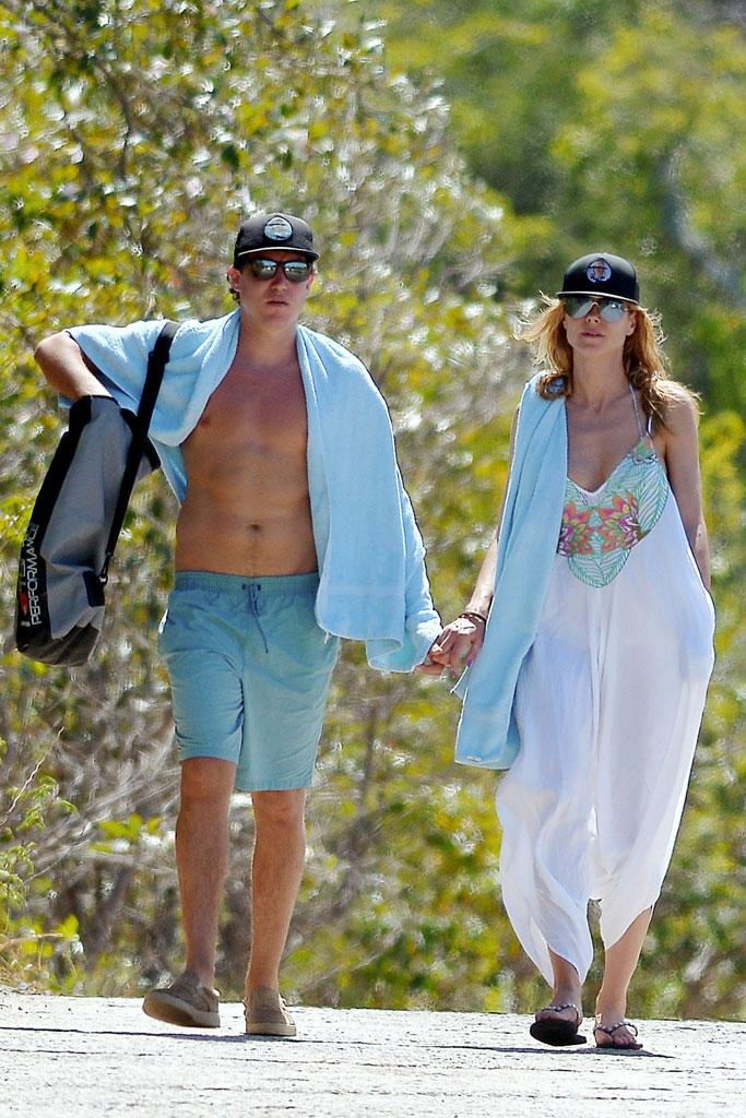 Heidi Klum Bikini Butt Boyfriend Vito Schnabel