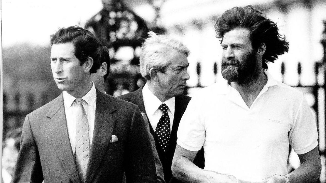 Photo of King Charles and Sir Ranulph Fiennes
