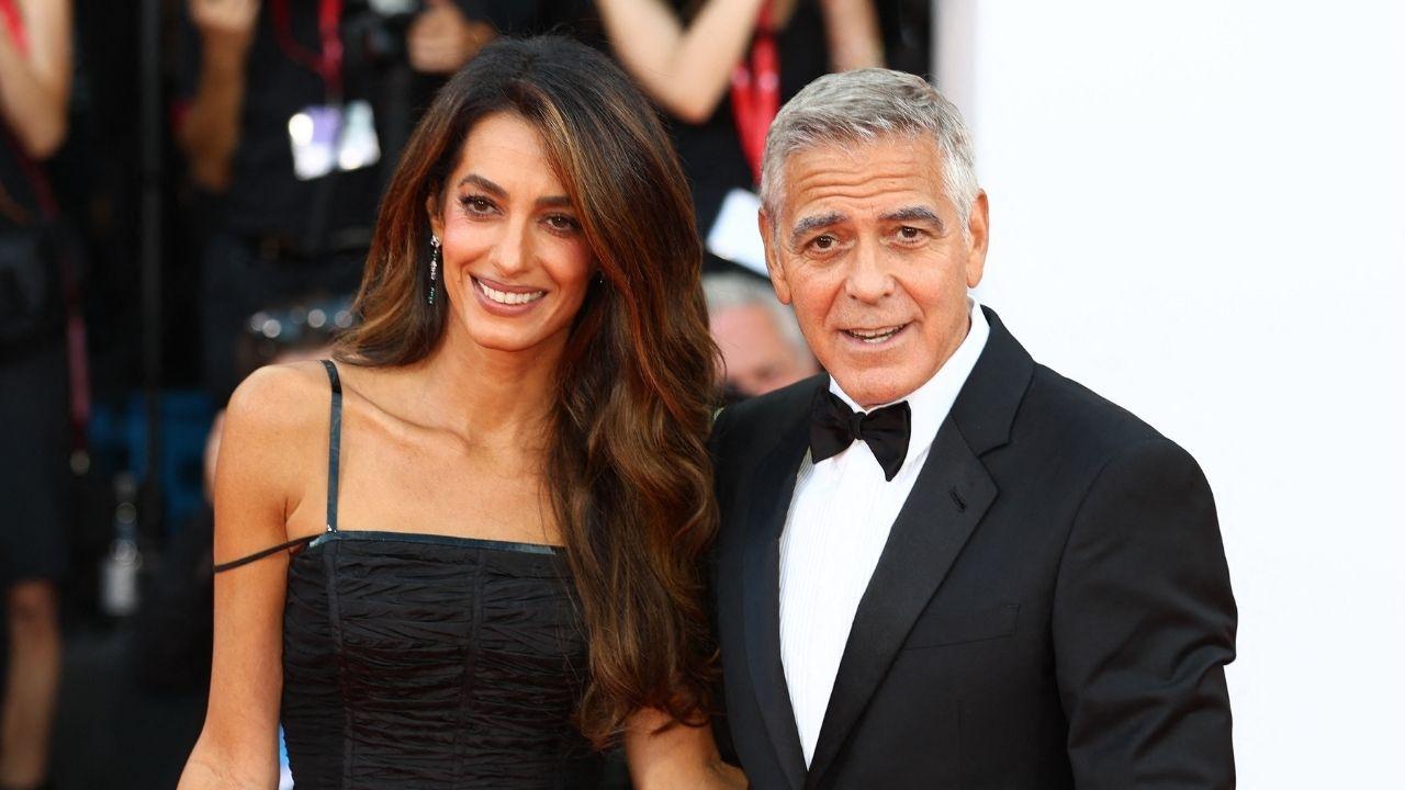 Photo of George and Amal Clooney