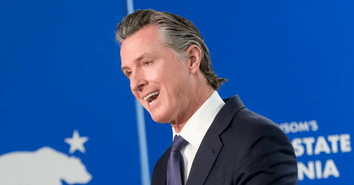 gavin newsom attacked john fetterman shadow campaign biden  governor poll numbers disapproving california voters