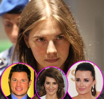 //amanda knox verdict nick lachey kyle richards nia vardalos