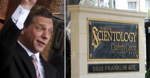 david miscavige and scientgology logo