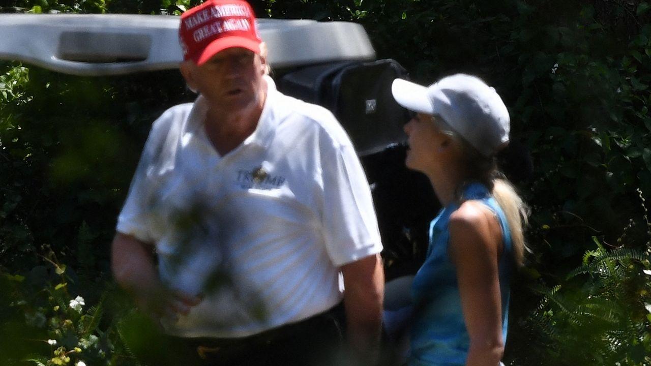 Photo of Donald Trump and Natalie Harp