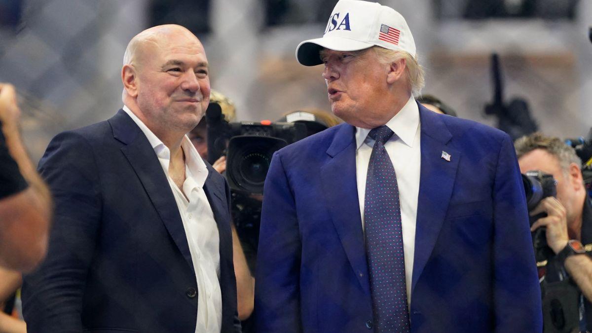 Photo of Dana White, Donald Trump