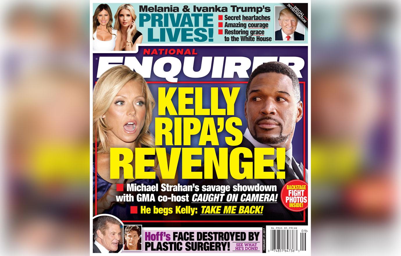 //michael strahan begging kelly ripa return live gma feud