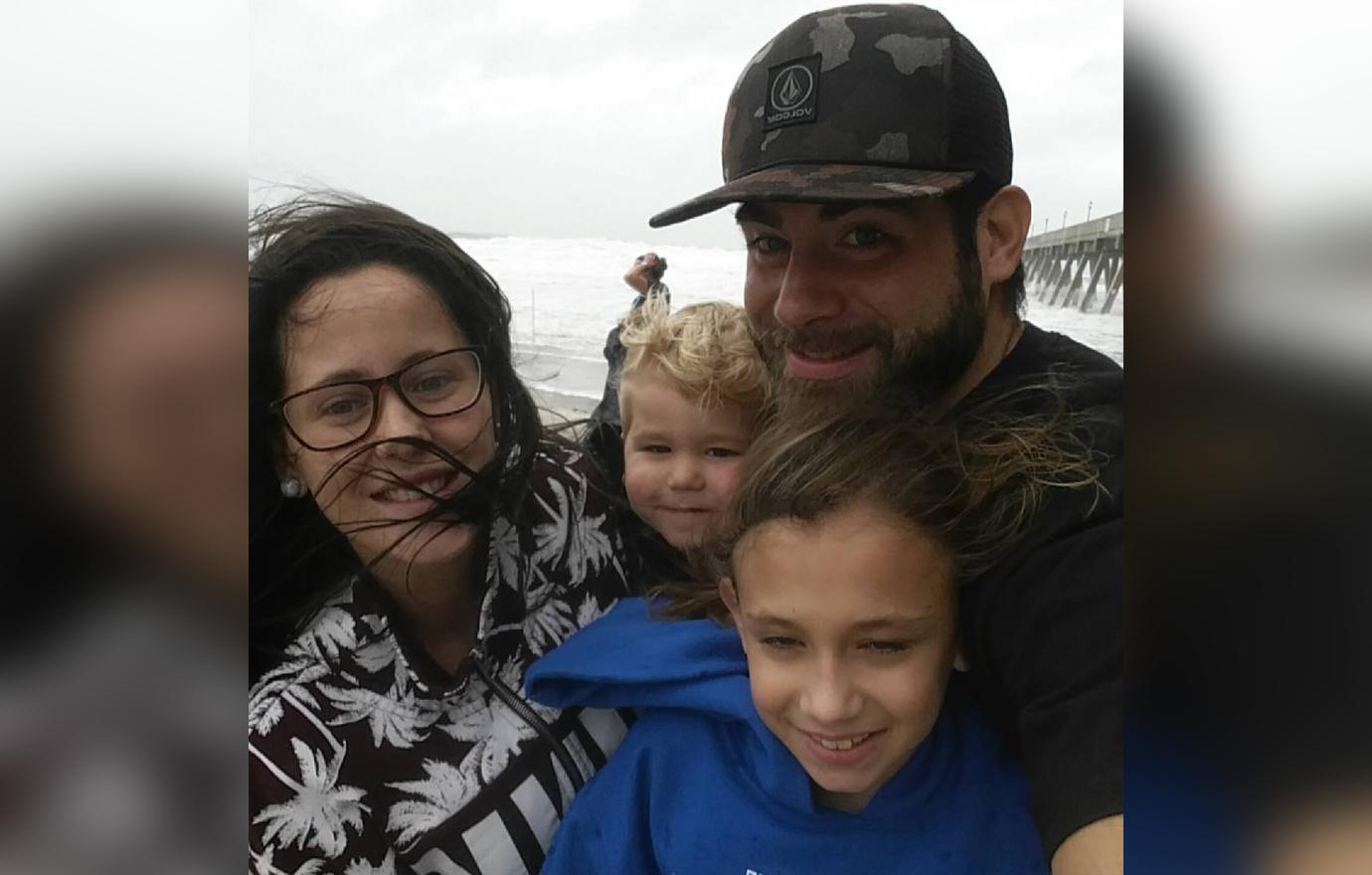 David Eason Jenelle Evans with Kiaser and Maryssa