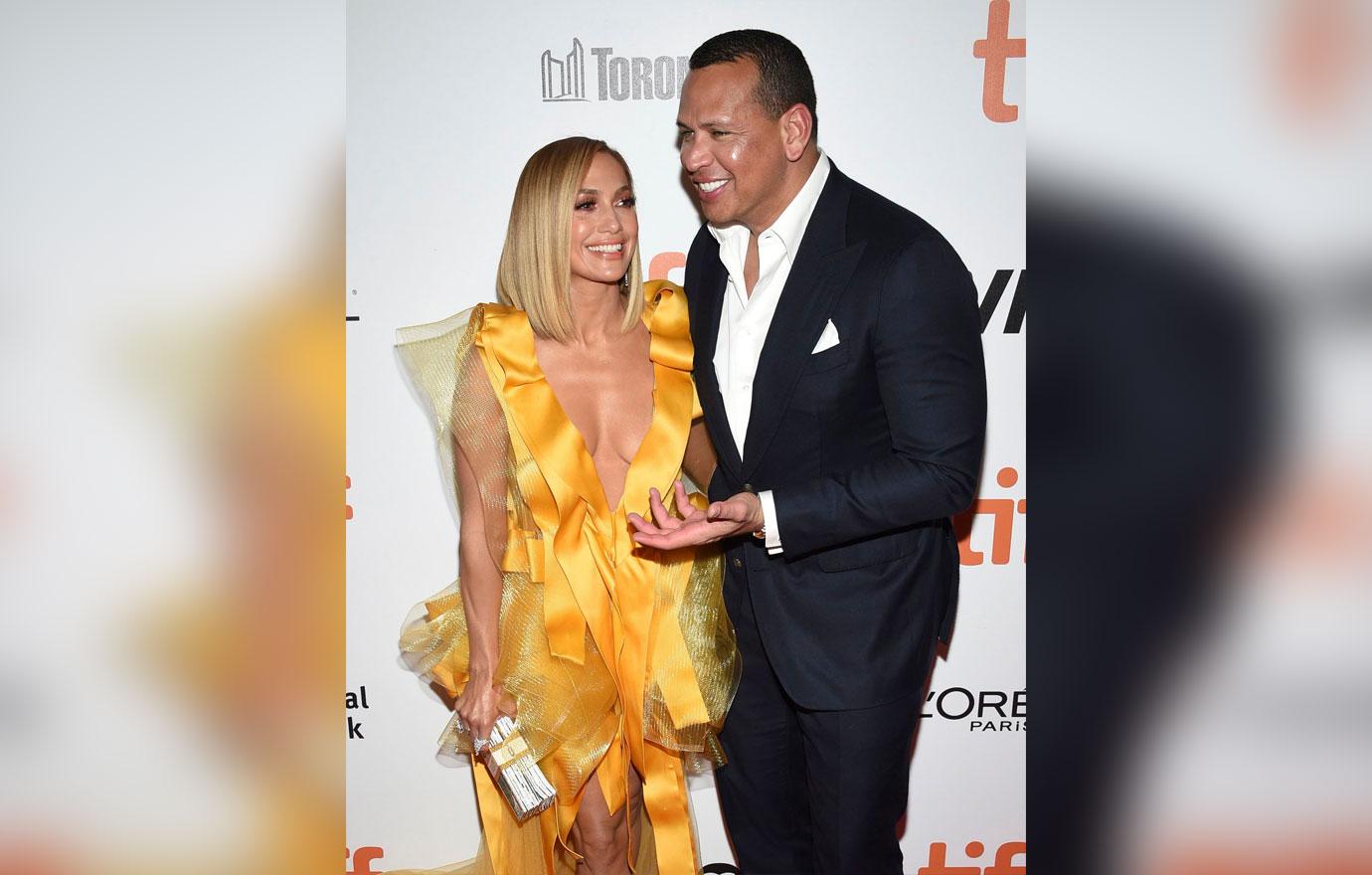 Jennifer Lopez And Alex Rodriguez Attend The "Hustlers" premiere