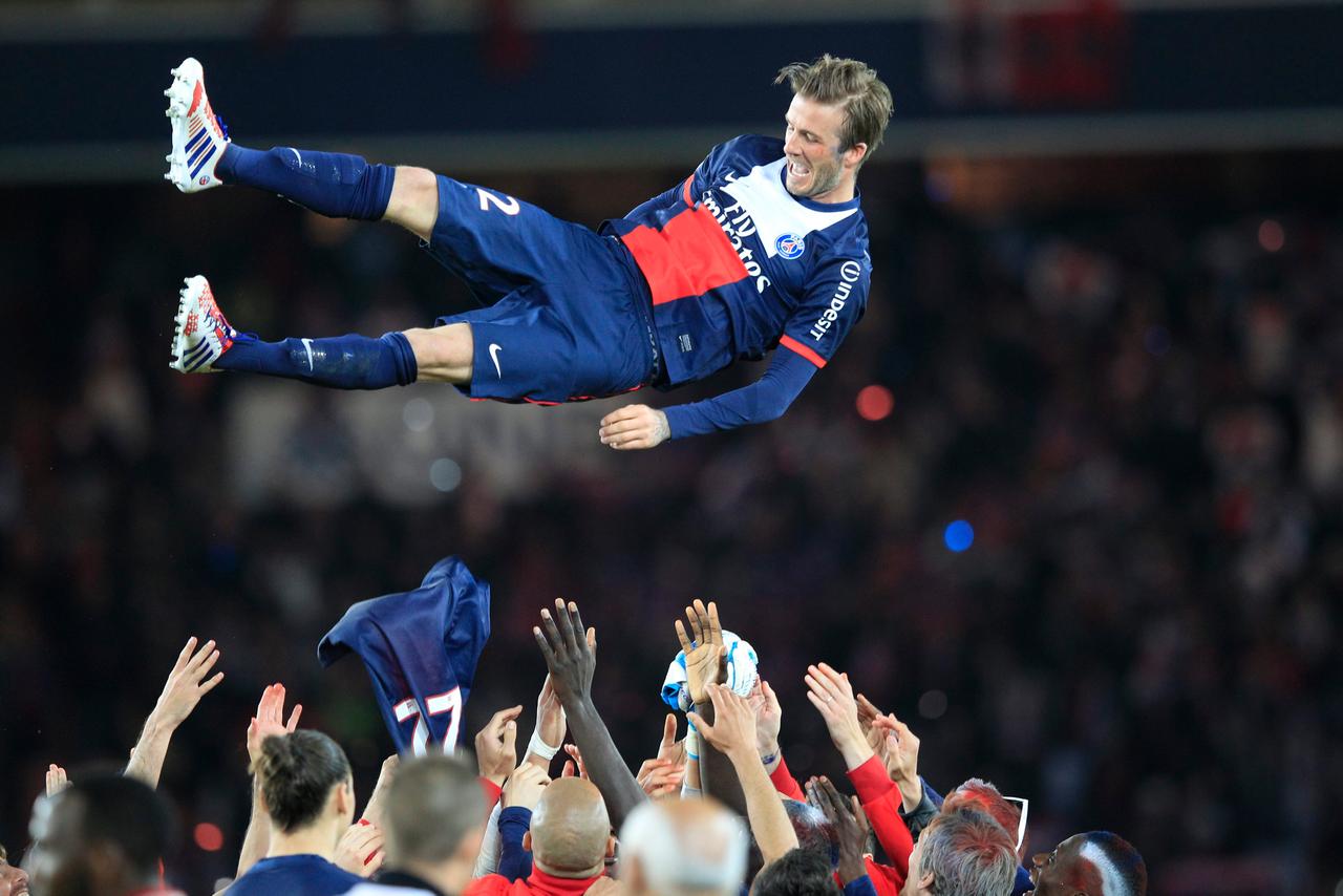 David Beckham Plays Final Soccer Game Before Retiring