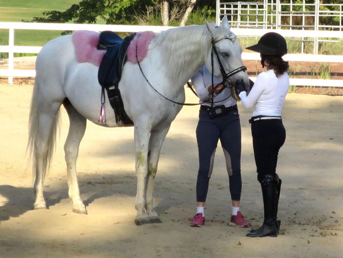 Lisa Vanderpump Goes Horseback Riding