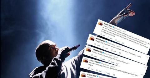 Kanye West dropping controversial tweets about Donald Trump and freedom of thought